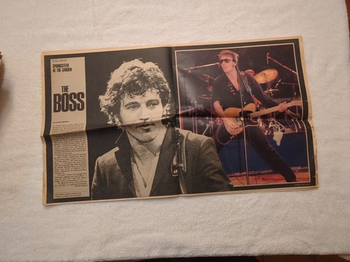 Bruce Springsteen New York Sunday News Nov. 23, 1980 The Boss Brings It Home MSG - Picture 3 of 3