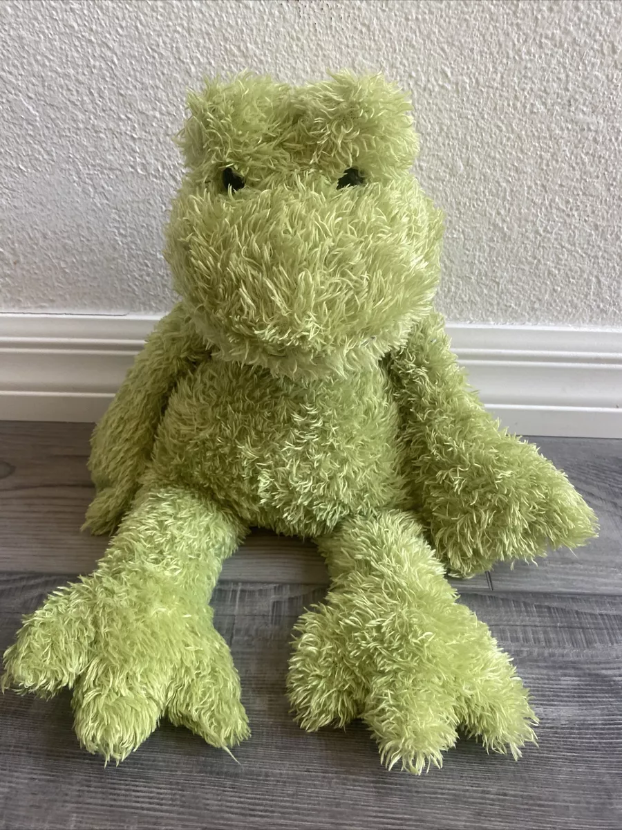 Jellycat Fuddlewuddle Frog Toad Fuzzy Green Baby Lovey Plush Doll