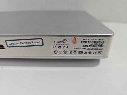 Seagate FreeAgent Desk 1500GB External Hard Drive HDD Silver - Picture 4 of 5