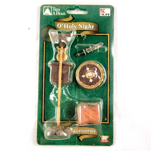 Kmart TRIMAHOME Christmas Village Roman O' Holy Night Accessories New