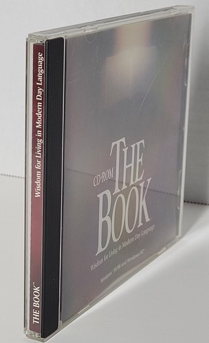 The Book 1999 CD-ROM Holy Bible Wisdom For Living In Modern Language Windows 98 - Picture 8 of 8