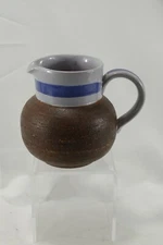 Gabriel Sweden M272 Mid Century Modern MCM Pitcher Brown Grey Blue #2