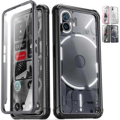 For Nothing Phone 2 Case [Anti-Scratch Clear Back] Hybrid Shockproof Cover