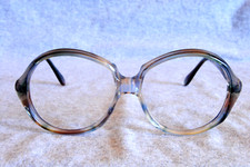 luxottica eyeglass frames enid ocean blue made in italy 54-18-135