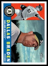 2009 Topps Heritage #549 Dallas Braden Card