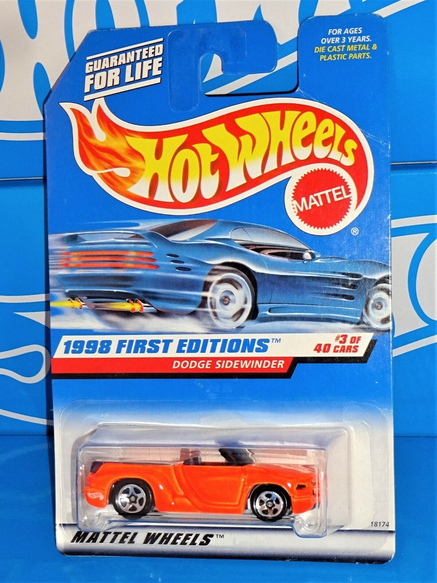 Hot Wheels 1998 First Editions #634 Dodge Sidewinder Flour