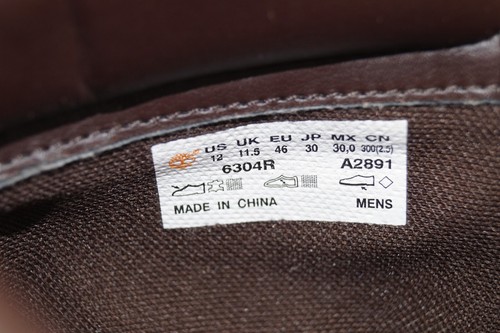 Timberland 6 pollici stivali nabuk impermeabili EU 46 US 12 grano 6304R tuttofare - Foto 14 di 16