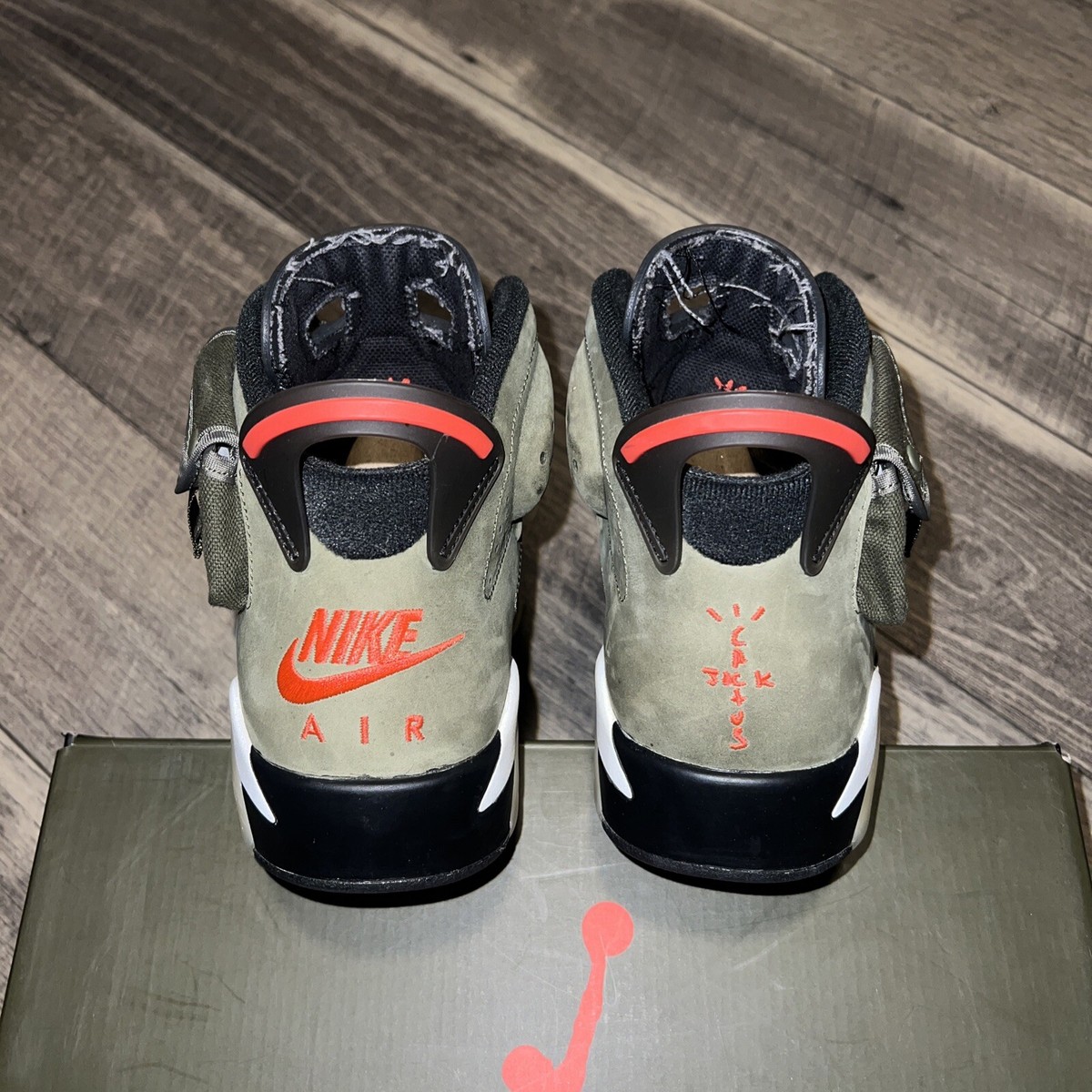 Size 9.5 - Jordan 6 Retro x Travis Scott Olive W/ Box
