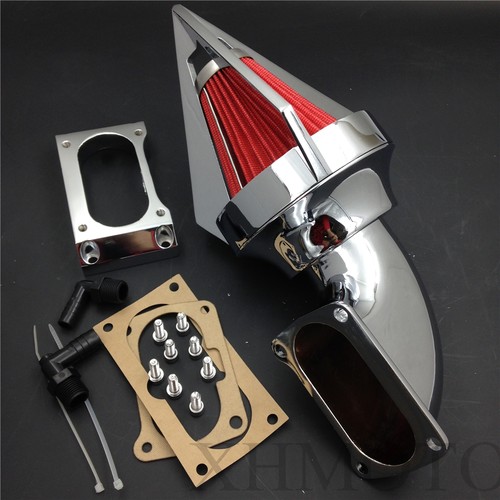 Chrome Cone Spike Air Cleaner kit intake For All Kawasaki Vulcan 2000 Classic LT - Photo 1 sur 5