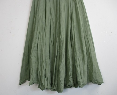 Lagenlook Womens 100% Cotton 1/2 Lined Long Skirt 12 Colours One Size:Regular - Picture 34 of 62