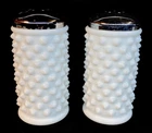 Fenton Art Glass Milk Glass Hobnail Kitchen Salt & Pepper Shakers