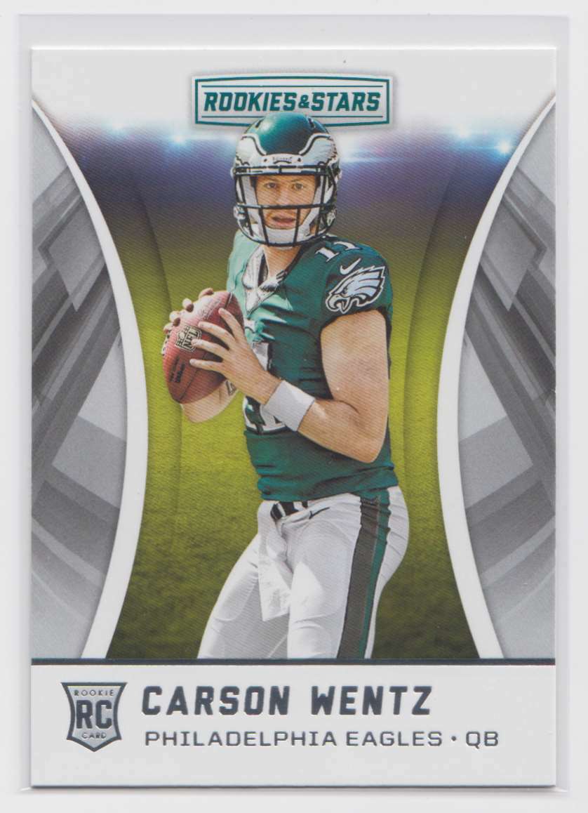 Carson Wentz 2016 Panini Rookies & Stars Base #176 Rookie Eagles