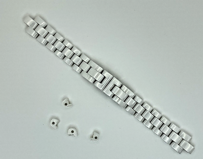 REAL CERAMIC WATCH BAND STRAP BRACELET FOR CHANEL J12 WATCH WHITE