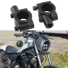 7/8" 10mm Motorcycle Handlebar Rearview Mirror Mount Adapter Clamp For Honda