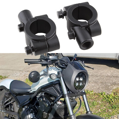7/8'' 10mm Motorcycle Handlebar Rearview Mirror Mount Adapter Clamp For Honda