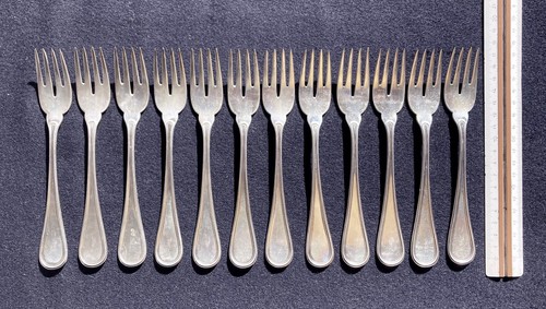 Servizio Posate CESA anni 50 - Argento 800 CESA stile inglese - Foto 7 di 12
