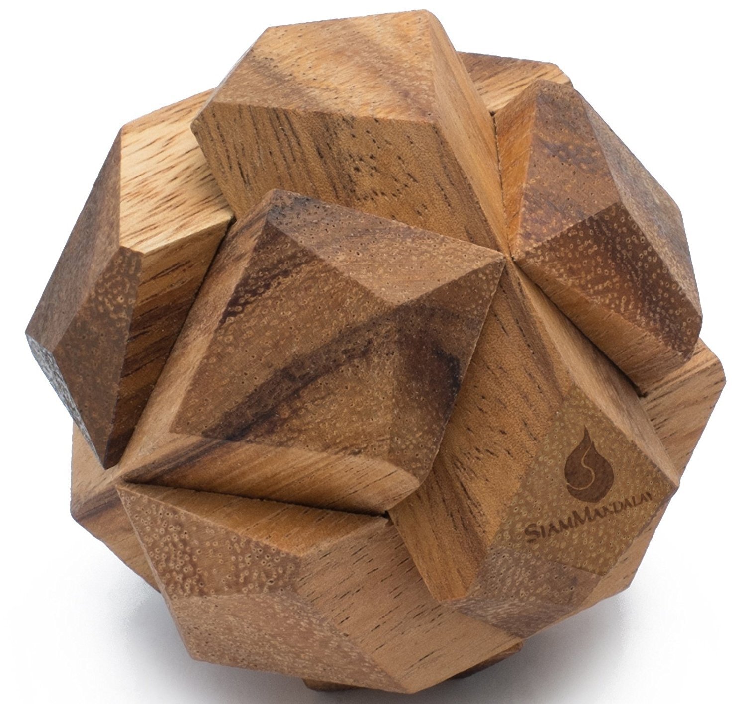 Galactic Handmade & Organic 3D Brain Teaser Wooden Puzzle for Adults from Sia...
