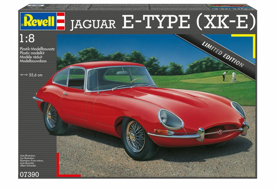 REVELL® 07390 1:8 JAGUAR E-TYPE (XK-E) NEU OVP 
