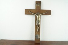 Jesus Kreuz INRI Kruzifix Wandkreuz Christus Religion Katholisch H&ouml;he: 50cm Holz