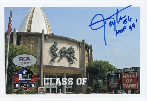 Lawrence Taylor LT Signed Autographed Pro Football HOF 5x7 Postcard Psa/Dna Coa