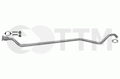 Tuyau Intermédiaire+ pour RENAULT LAGUNA II 1.9 D 100-110-120/95cV 2001-2007 - Foto 1 di 1