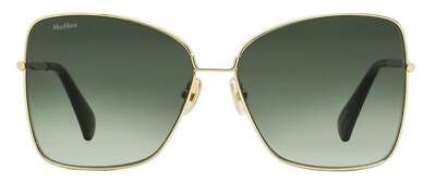 Max Mara Menton1 Sunglasses MM0097 32P Gold/Green 59mm | eBay
