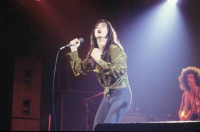 Steve Perry Of Journey Performs On Stage In New York In 1979 3 Old Music Photo