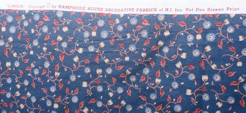 5 yards Cotton fabric,2 pcs:Heirloom repro by Ro Gregg and "London" screen print - Picture 6 of 8