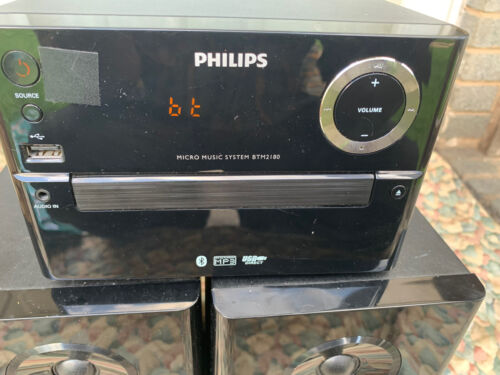PHILIPS Micro Music System BTM2180 Black Bluetooth/ MP3/USB Direct/AM/FM WORKED - Picture 11 of 12
