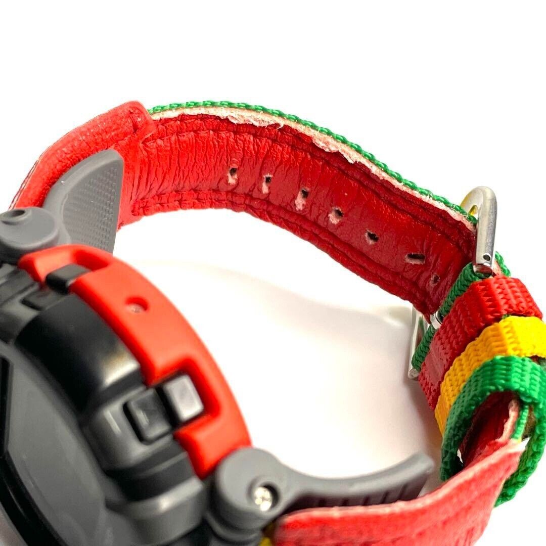 CASIO G-SHOCK DW-002BM Bob Marley model Rasta color USED | eBay CASIO G-SHOCK DW-002BM Bob Marley model Rasta color USED | eBay