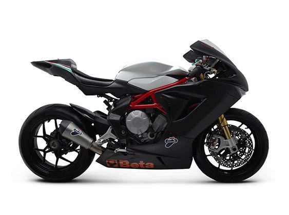 MV10094TV - Silenciador Escape Termignoni CONICAL Inox Titanio MV AGUSTA F3 675 - Imagen 4 de 4