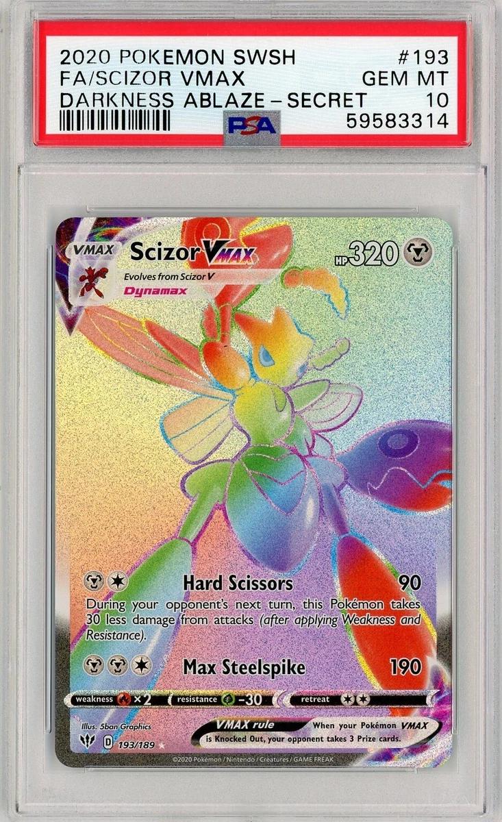 Scizor VMAX Pokémon TCG Cards for sale | eBay