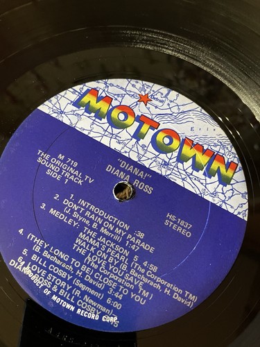 1971 Diana Ross - Diana! (Original TV Soundtrack) LP Motown MS 719 - Picture 3 of 3