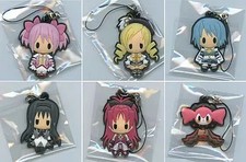 Strap Puella Magi Madoka Magica Rubber Strap Collection Vol.2 Complete set of 6
