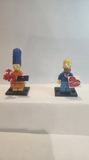 Lego Minifigures The Simpsons Series 2 Date Night Homer  Marge. Very Nice 
