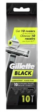 (3 PACK) Gillette Mens Black Razor Disposable...