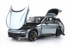 1:18 BBR Ferrari Purosangue Grigio Titanio With Panoramic Roof BBR18053A Model