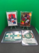 4 Random Cards Rosario Lengeliers Los Santos Snelling MLB Mariners Oakland