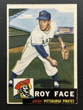 1953 Topps - High # Roy Face #246 Rookie Card EXMT. rookie card picture