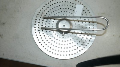 Used Perforated Commercial Steam Kettle Strainer Believed Cleveland 9 3/8''  #3