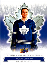 2017 UD Maple Leafs Centennial Norm Ullman #41 Toronto Maple Leafs
