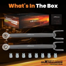 Adjustable Rear Lower Toe Arms +/-2 For Nissan 350Z 03-09 Infiniti G35 03-07