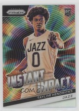 2023-24 Panini Prizm Instant Impact Silver Prizm Taylor Hendricks #1 00em