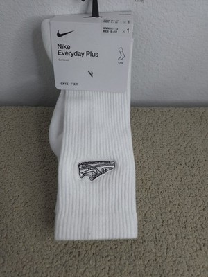 NEW Nike Air Force 1 Everyday Plus Cushioned White Crew Socks FZ3076