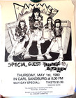 Super Rare 1980 RAMONES DeKalb, IL HS Concert Poster — photo 1