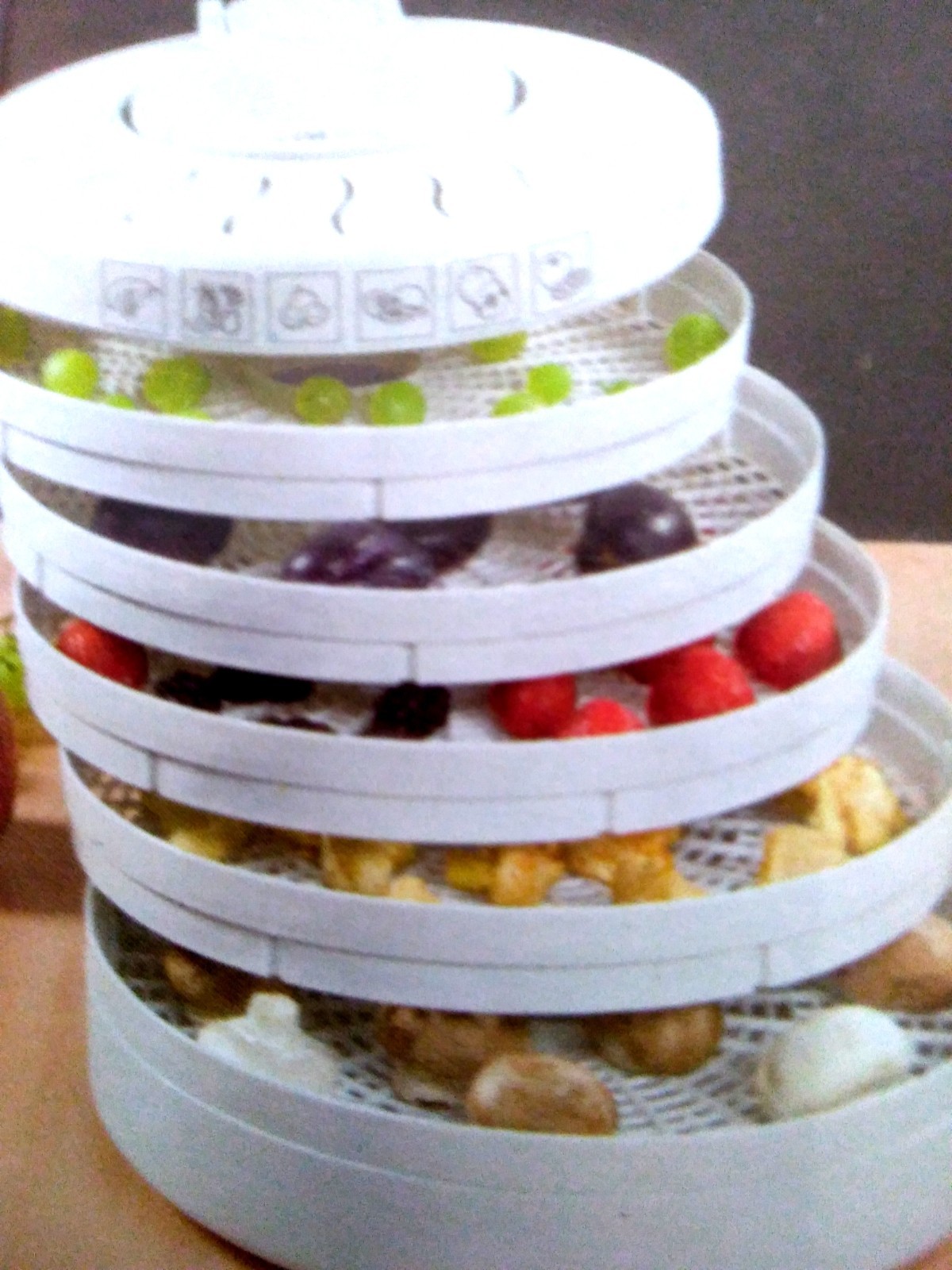 Essiccatore Per Alimenti Esperanza - 5 Contenitori Trasparenti, Modello EKD002 Bianco - Foto 2