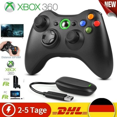 Wireless Controller für Microsoft Xbox 360/360 Slim/PC Windows 7,8,10 Gamepad DE