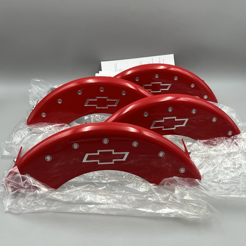 Cubiertas de pinza de freno MGP 2011-19 Chevrolet Silverado 2500 3500 HD - 14173SBOWRD Foto 2 de 4