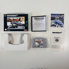Thumbnail of ebay&reg; auction 800647199424 | F-1 World Grand Prix N64 Boxed KOMPLETT Nintendo 64 Spiel Box Handbuch PAL UK EUR