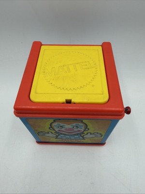 Jack Vintage 1976 Mattel USA Jack in the Music Box Working | eBay